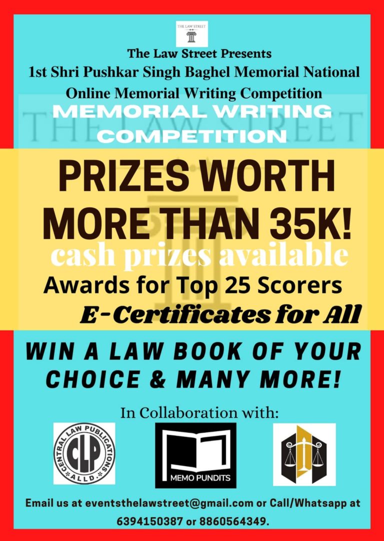 Online Memorial Writing Competition