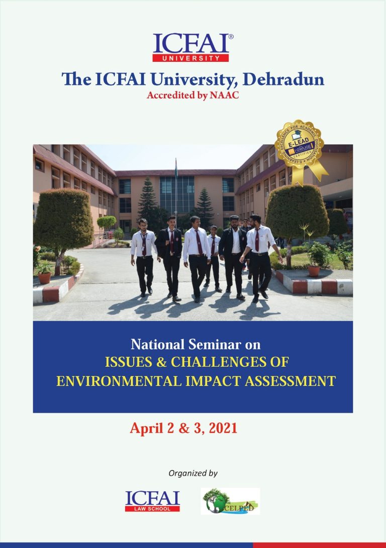 National Seminar on Environment Impact Assessment by CELPED