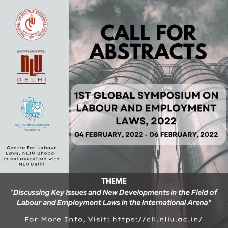 NLIU-NLUD Global Symposium on Labour & Employment Laws