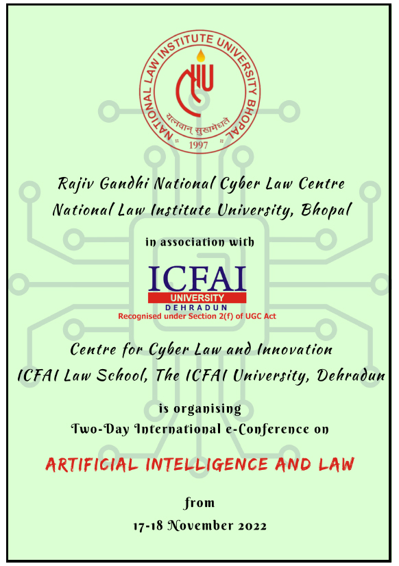 Two-Day International e-Conference on Artificial Intelligence and Law