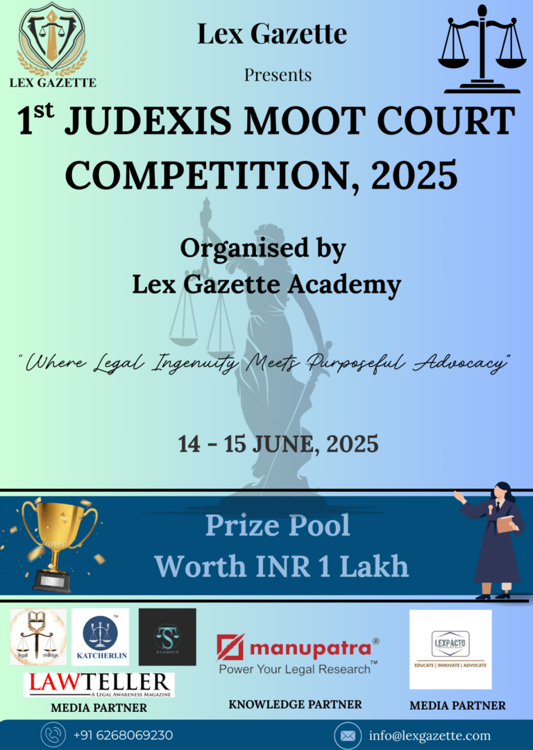 1st Judexis Moot Court Competition, 2025
